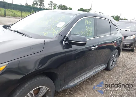 2017 Acura Mdx z USA, uszkodzony, nr VIN 5FRYD3H35HB003009